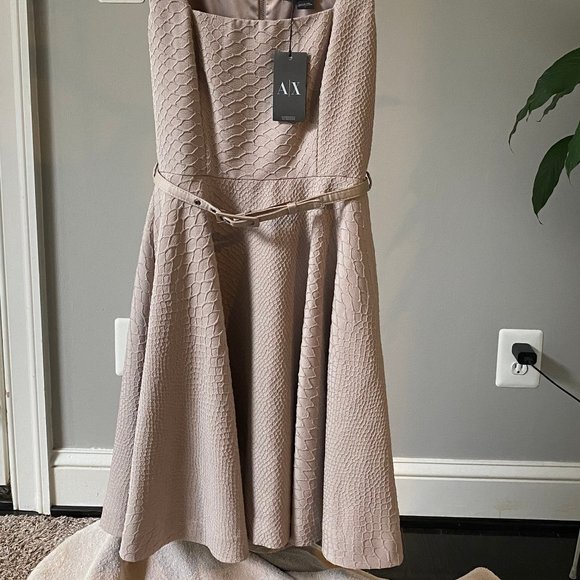 Armani Exchange Tan Dress/Size 2 - Picture 4 of 4